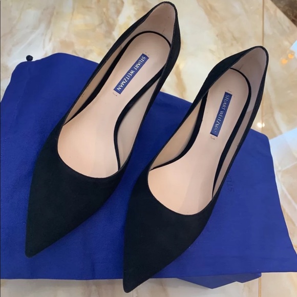 stuart weitzman adria leather pumps